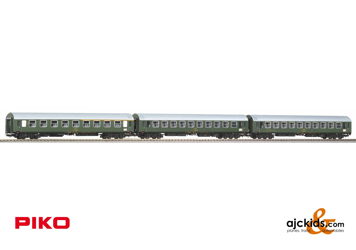 Piko 58247 - 3 pc. "Y" D 250 "Zapadni" Passenger car set CSD IV
