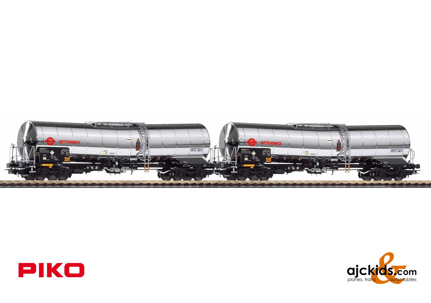 Piko 58253 - 2 pc. Chemical Tank car set Ermewa VI