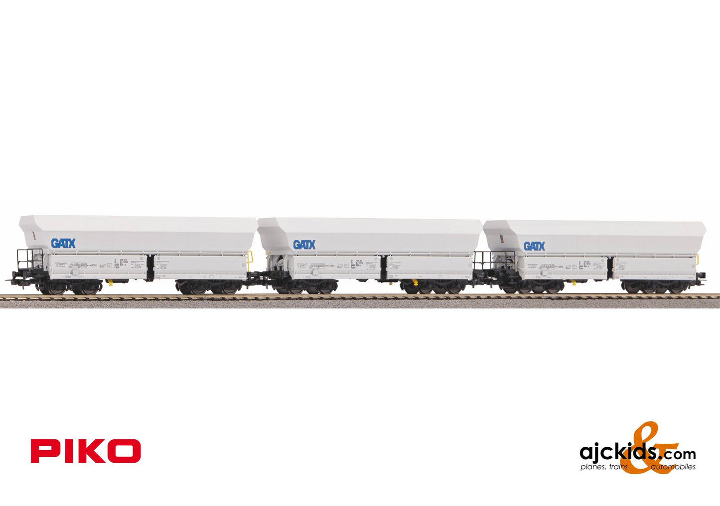 Piko 58254 - 3 pc. Falns Hopper car set GATX VI
