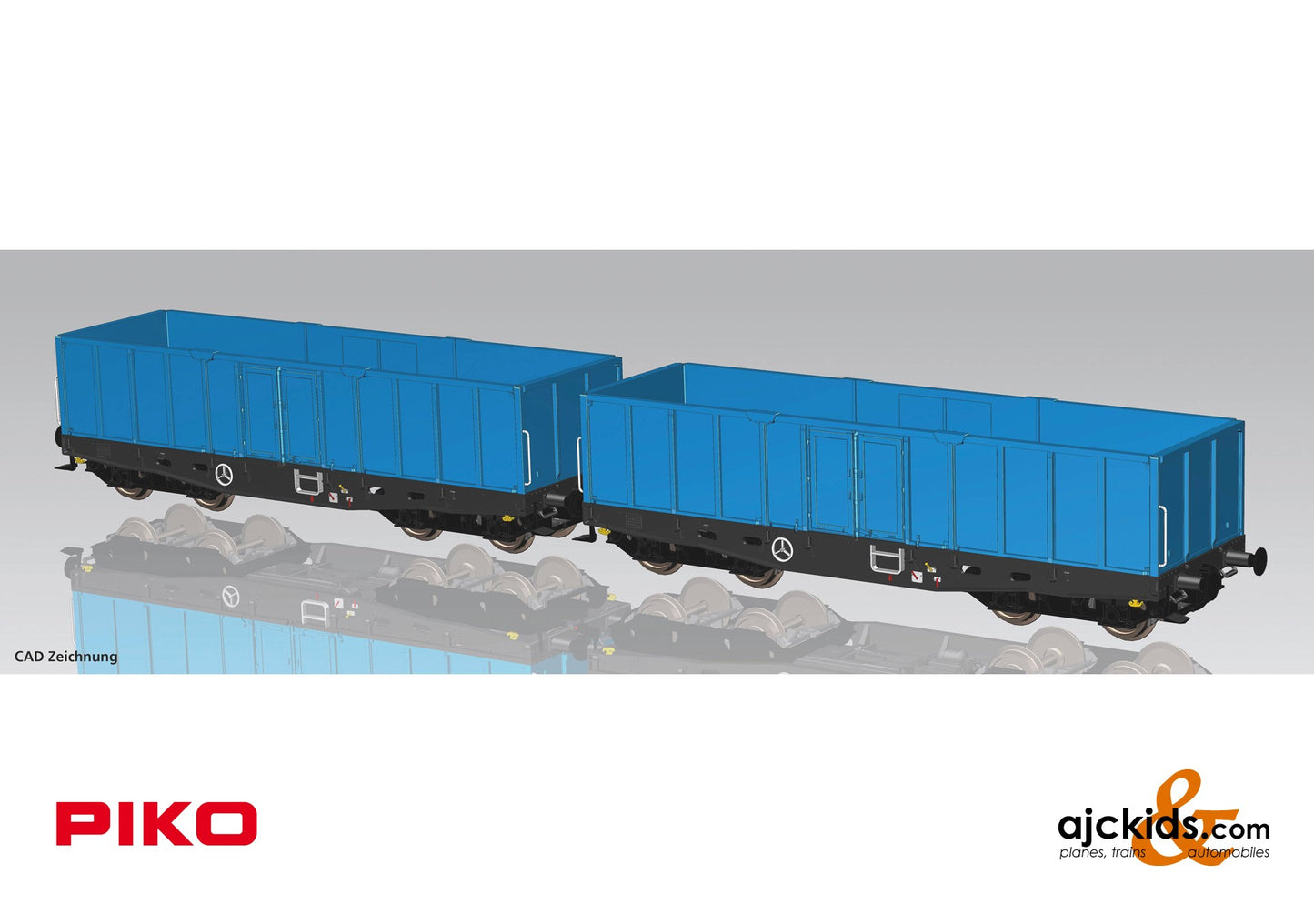 Piko 58260 - 2 pc. 401Zk Gondola set PKP Cargo VI