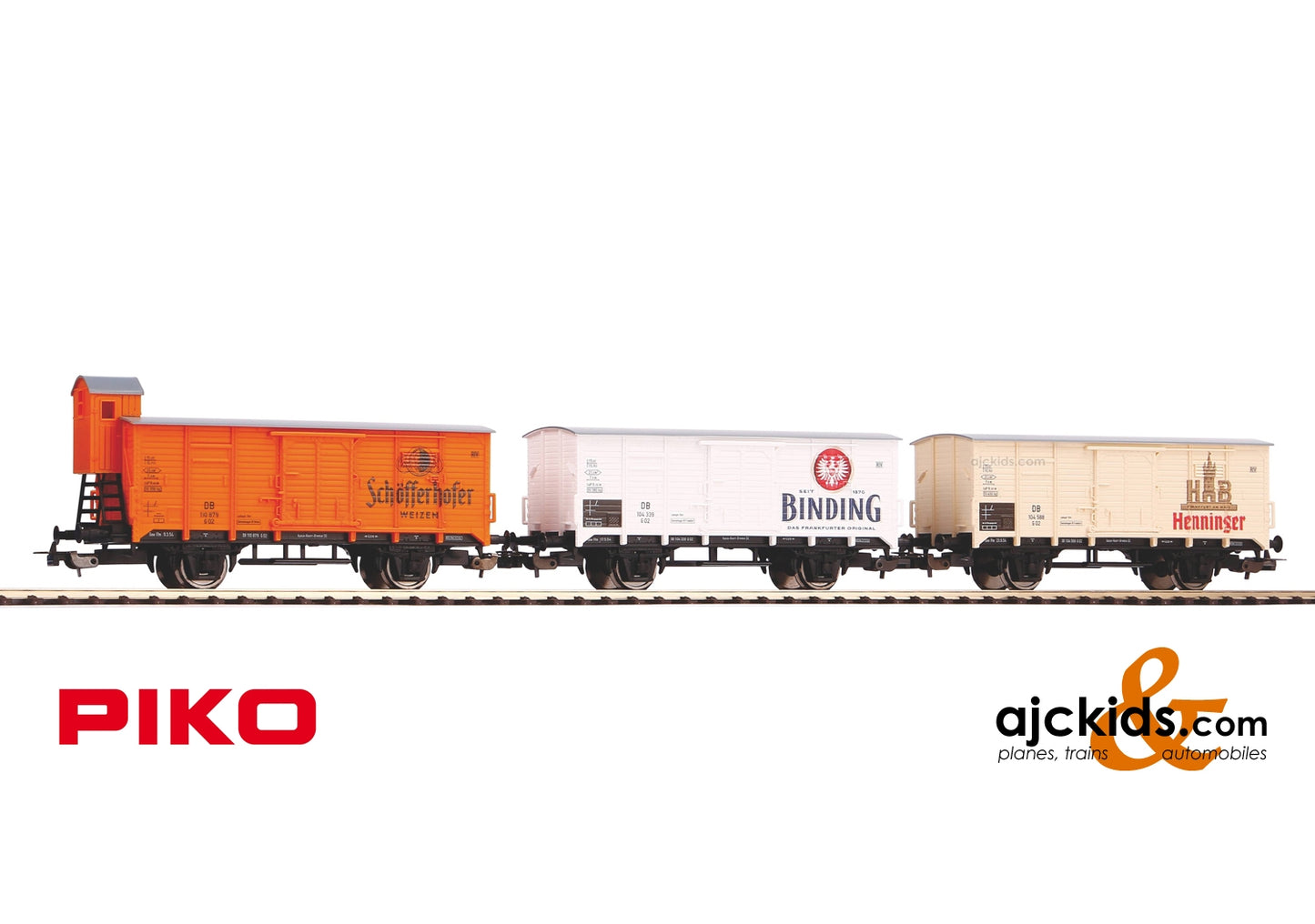 Piko 58364 - 3-car Set Beer Reefers Frankfurt Breweries DB III