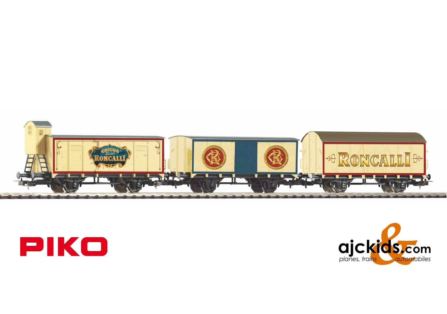 Piko 58374 - 3-car Set Boxcars Circus Roncalli DB III