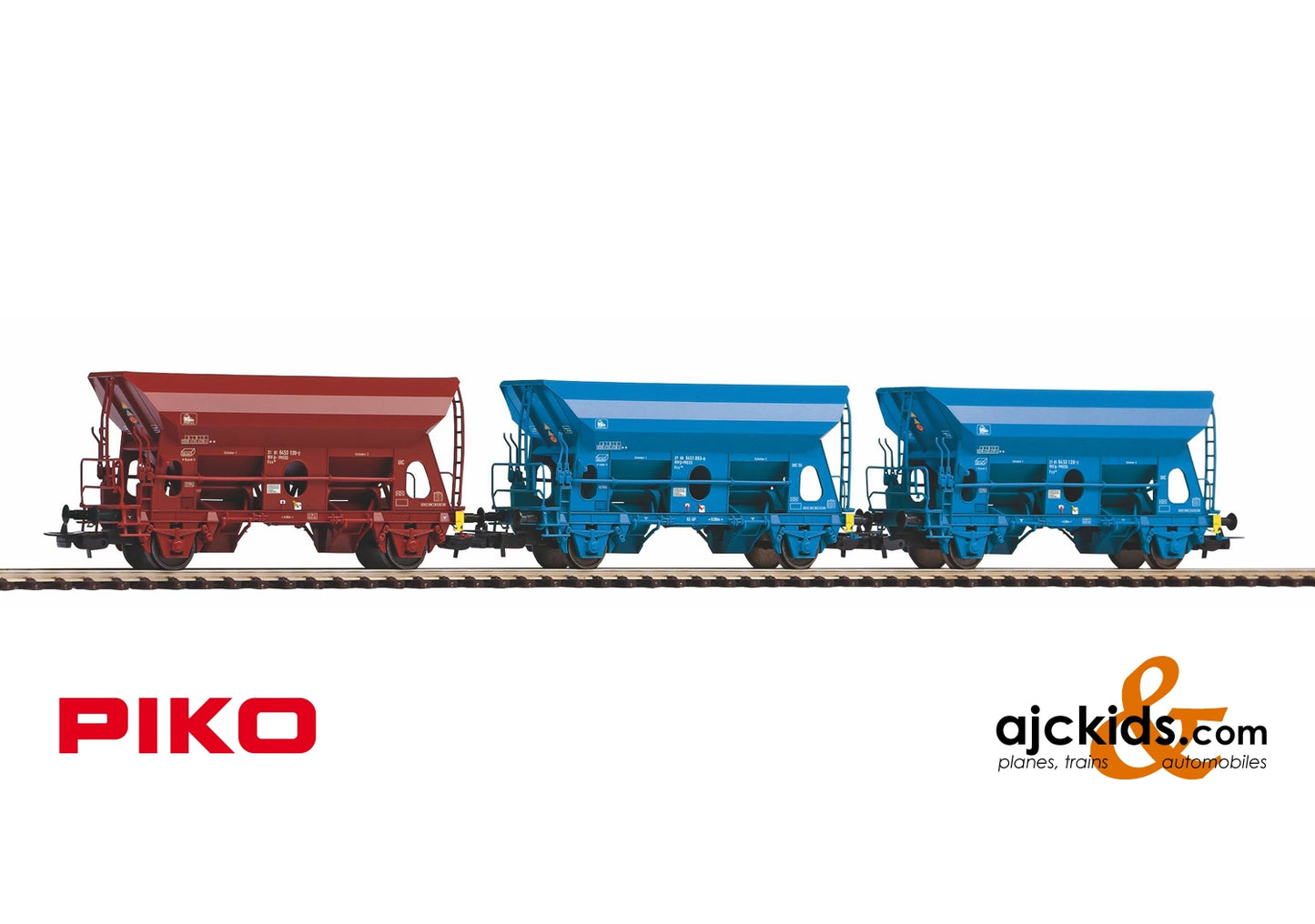 Piko 58377 - 3-Car Set Hopper Cars Fc PRESS VI