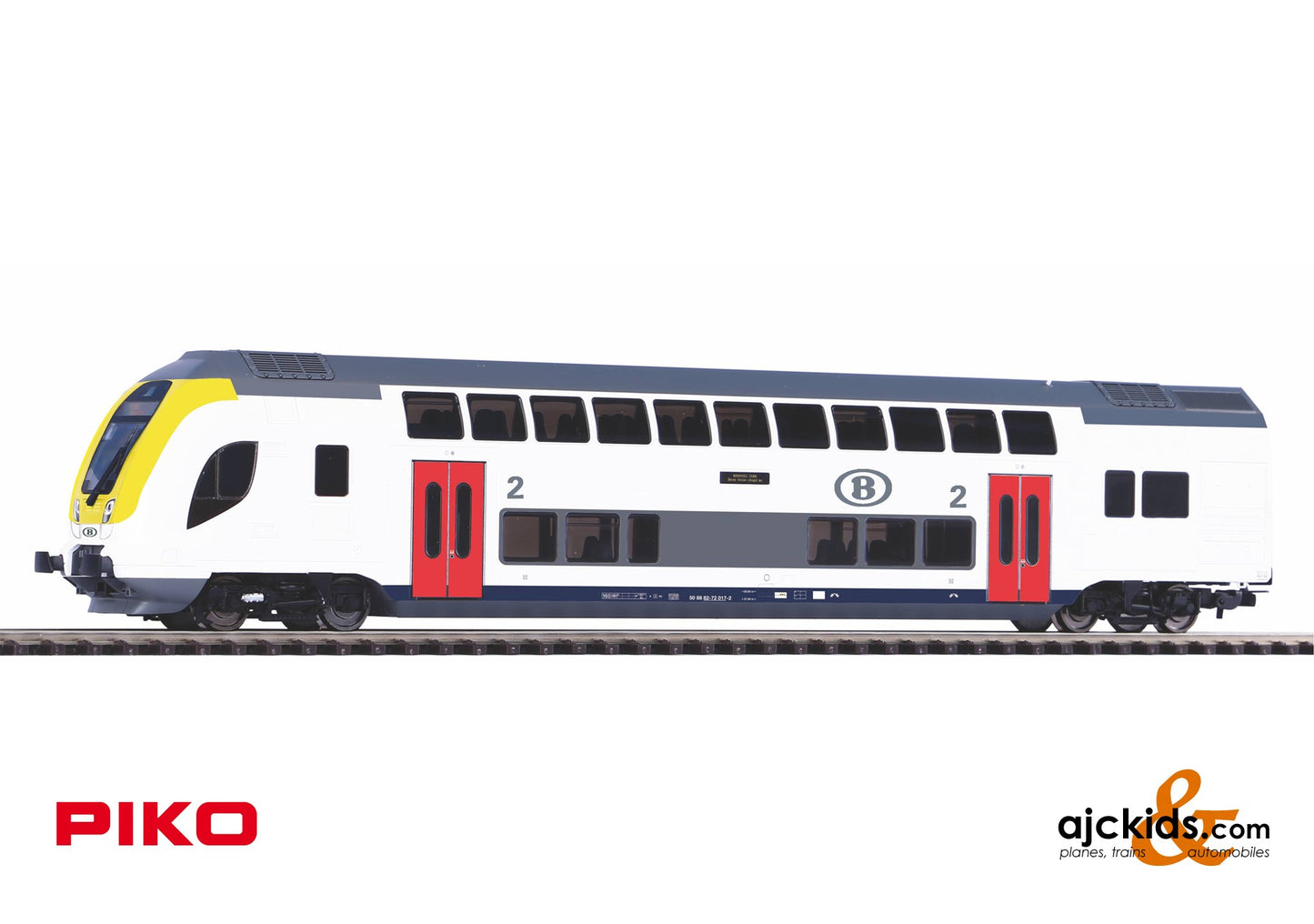 Piko 58814 - 2nd Cl. Bilevel Cab car SNCB VI