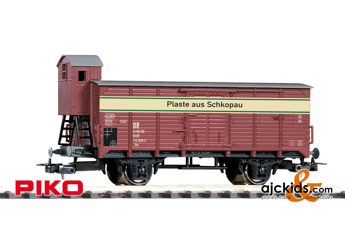 Piko 58908 - Box Car G02 mit Bhs Plaste aus Schkopau DR IV