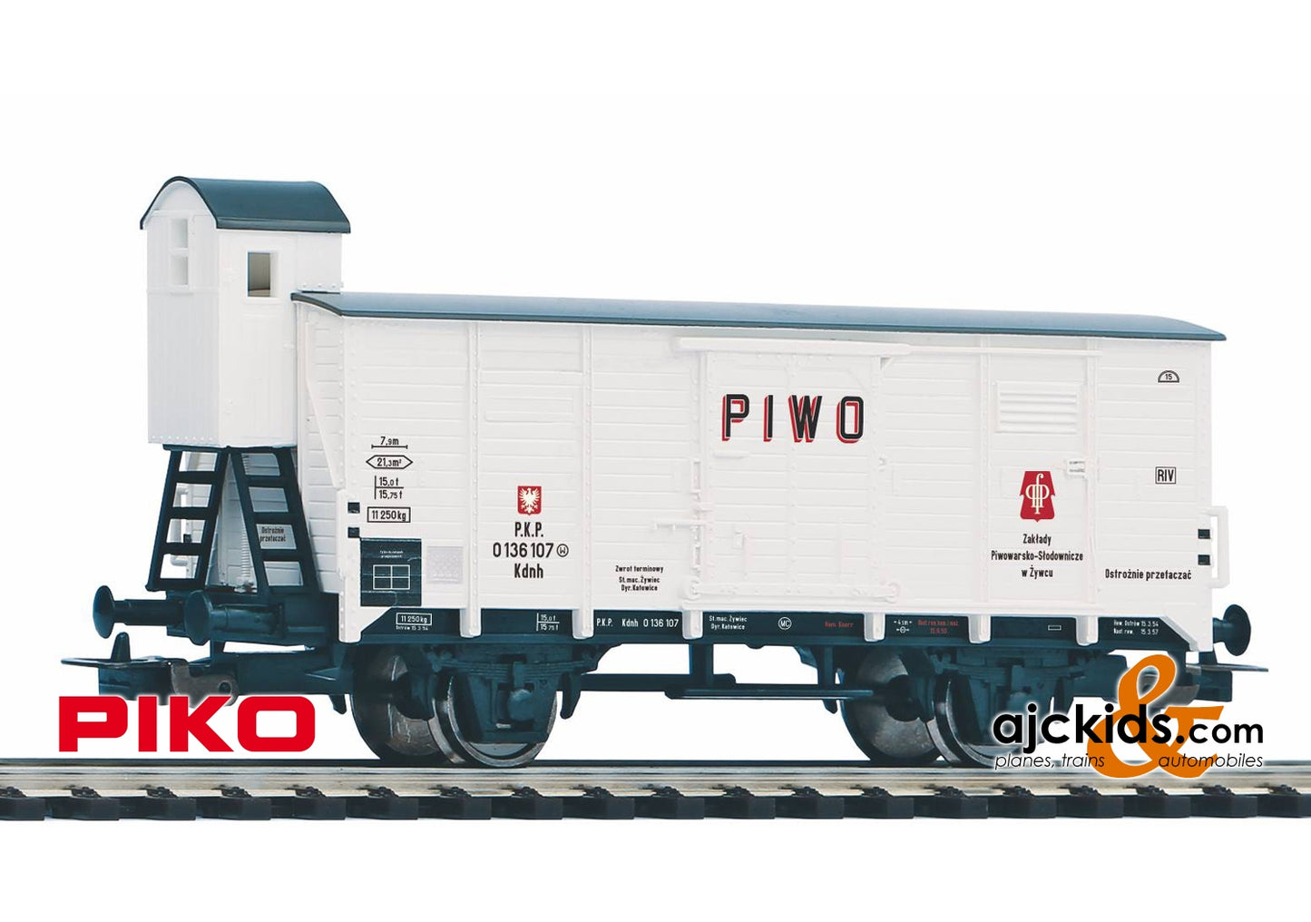 Piko 58946 - Boxcar G02 w/BrakeCab PIWO PKP III