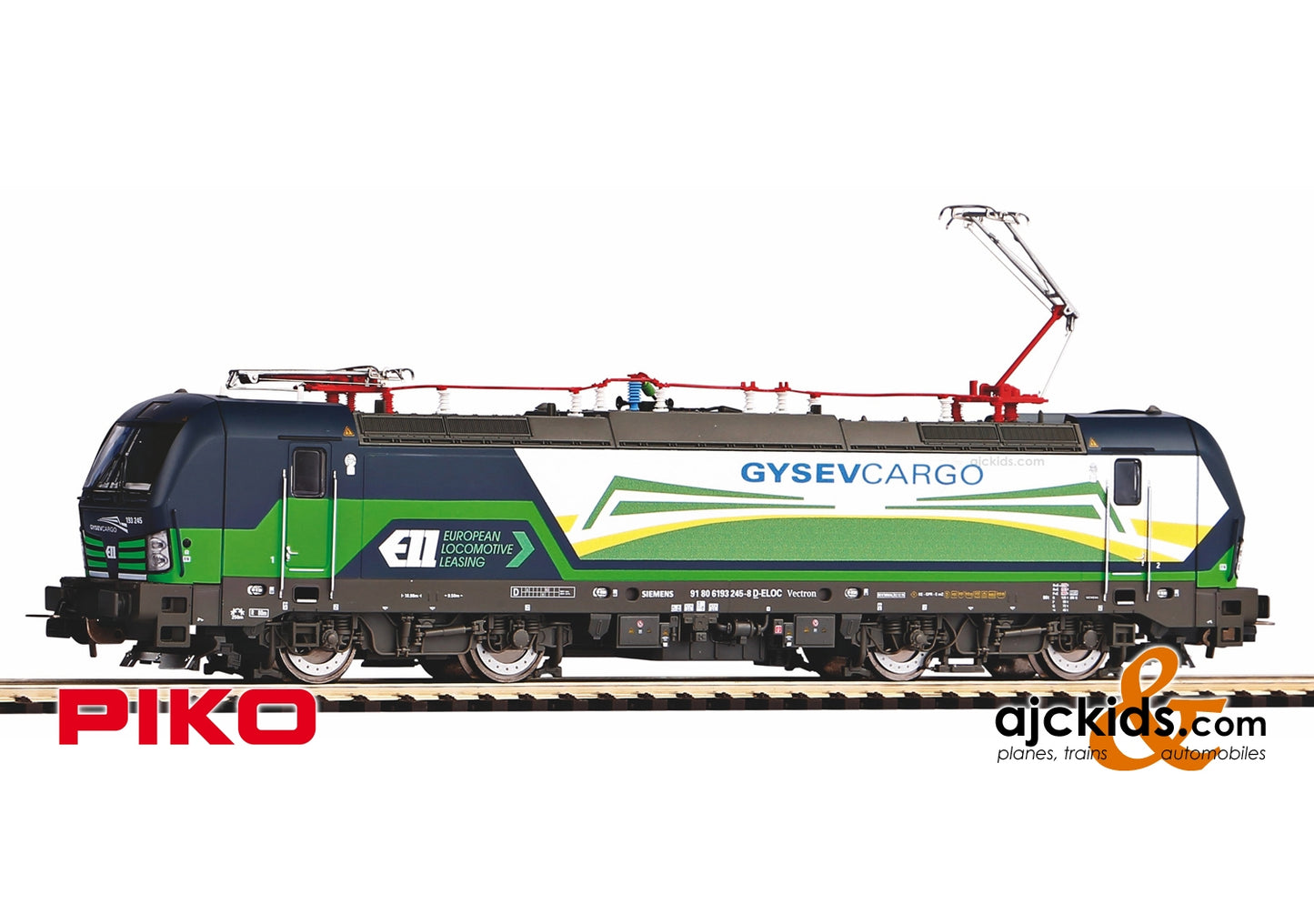 Piko 59092 - Vectron Electric Locomotive ELL Gysev Cargo VI (AC 3-Rail)