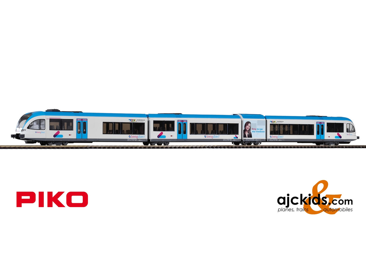 Piko 59338 - Stadler GTW 2/8 Diesel Railcar Breng Direct VI (AC 3-Rail)