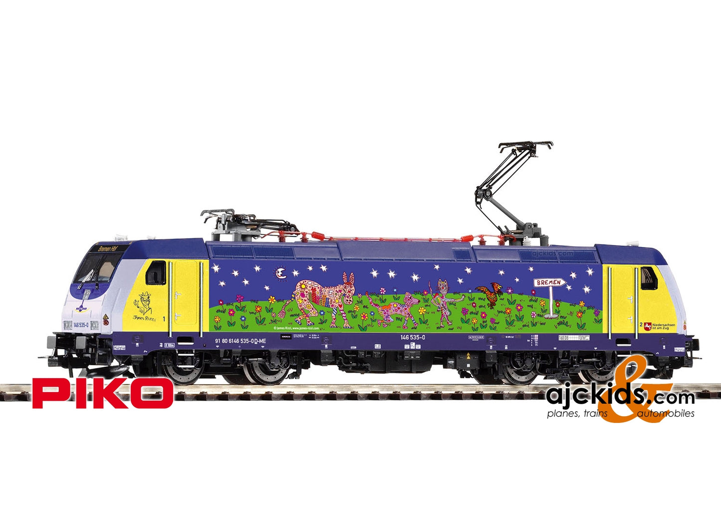 Piko 59556 - BR 146.535 Electric Locomotive w/2 Pans RIZZI VI