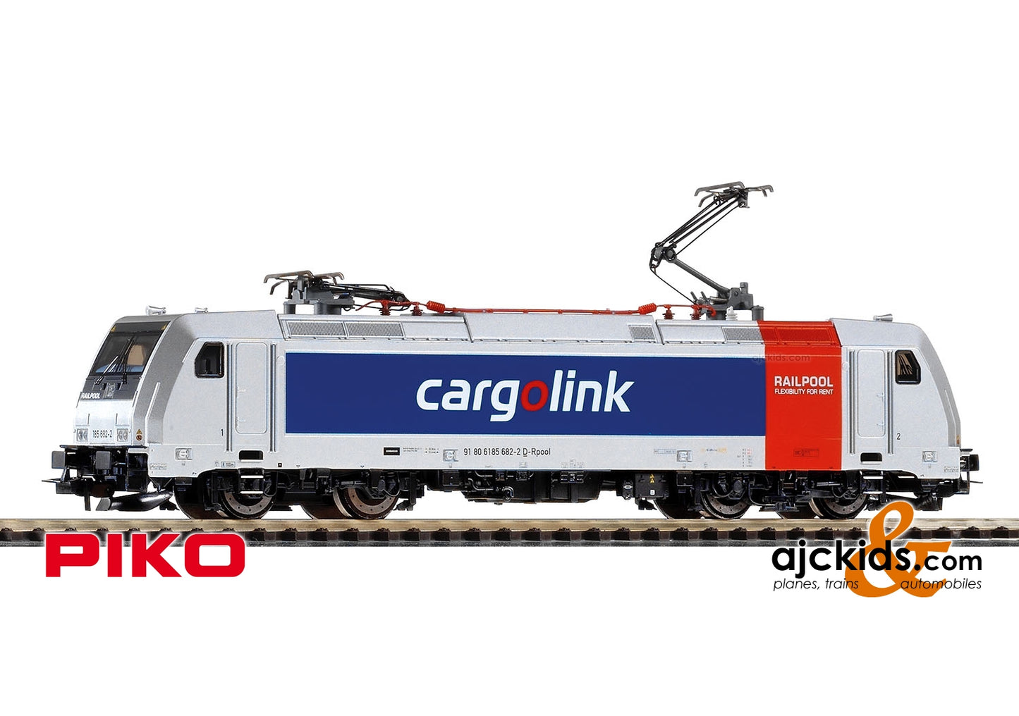 Piko 59558 - BR 185.2 Electric Locomotive w/2 Pans Cargolink VI