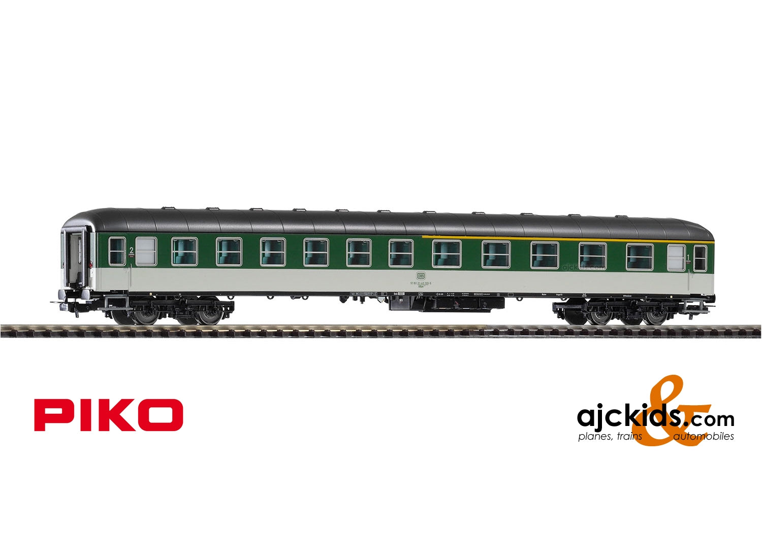 Piko 59633 at Ajckids.com, Passenger Car 1st/2nd Cl. ABm223 DB IV