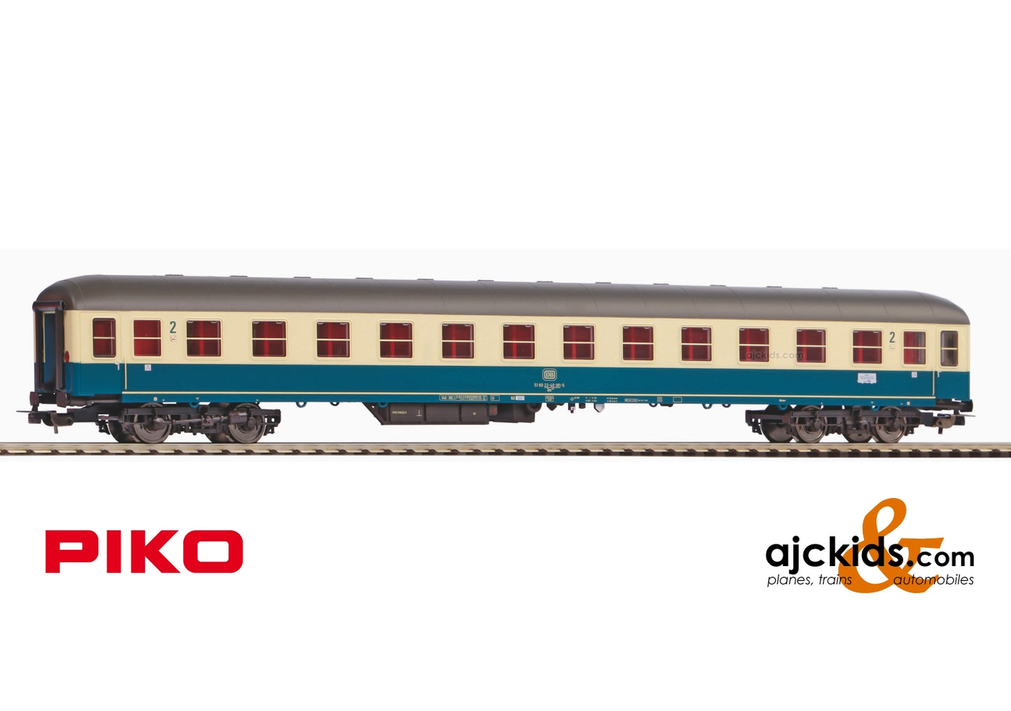 Piko 59645 - Passenger Car 2nd Cl. Bm232 DB IV Blue/Beige