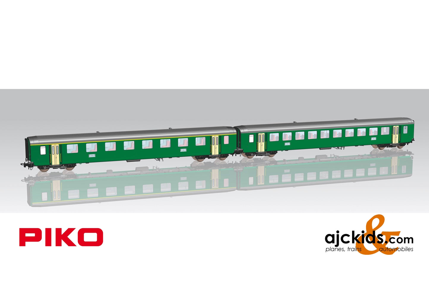 Piko 96790 - 2-Car Set Coaches EW I A+B SBB IV Green