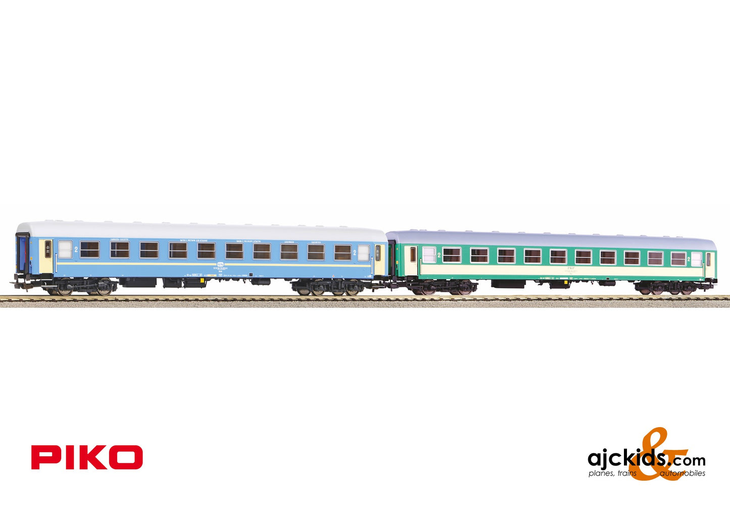 Piko 97302 - 2 pc. Passenger car set PKP IC VI #1