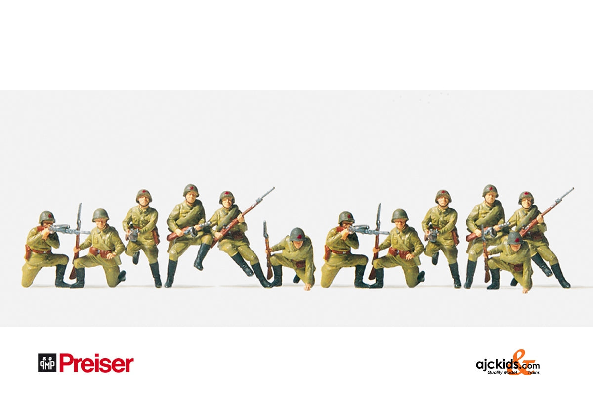 Preiser 16532 USSR Infantry On Tank 1 2 pcs