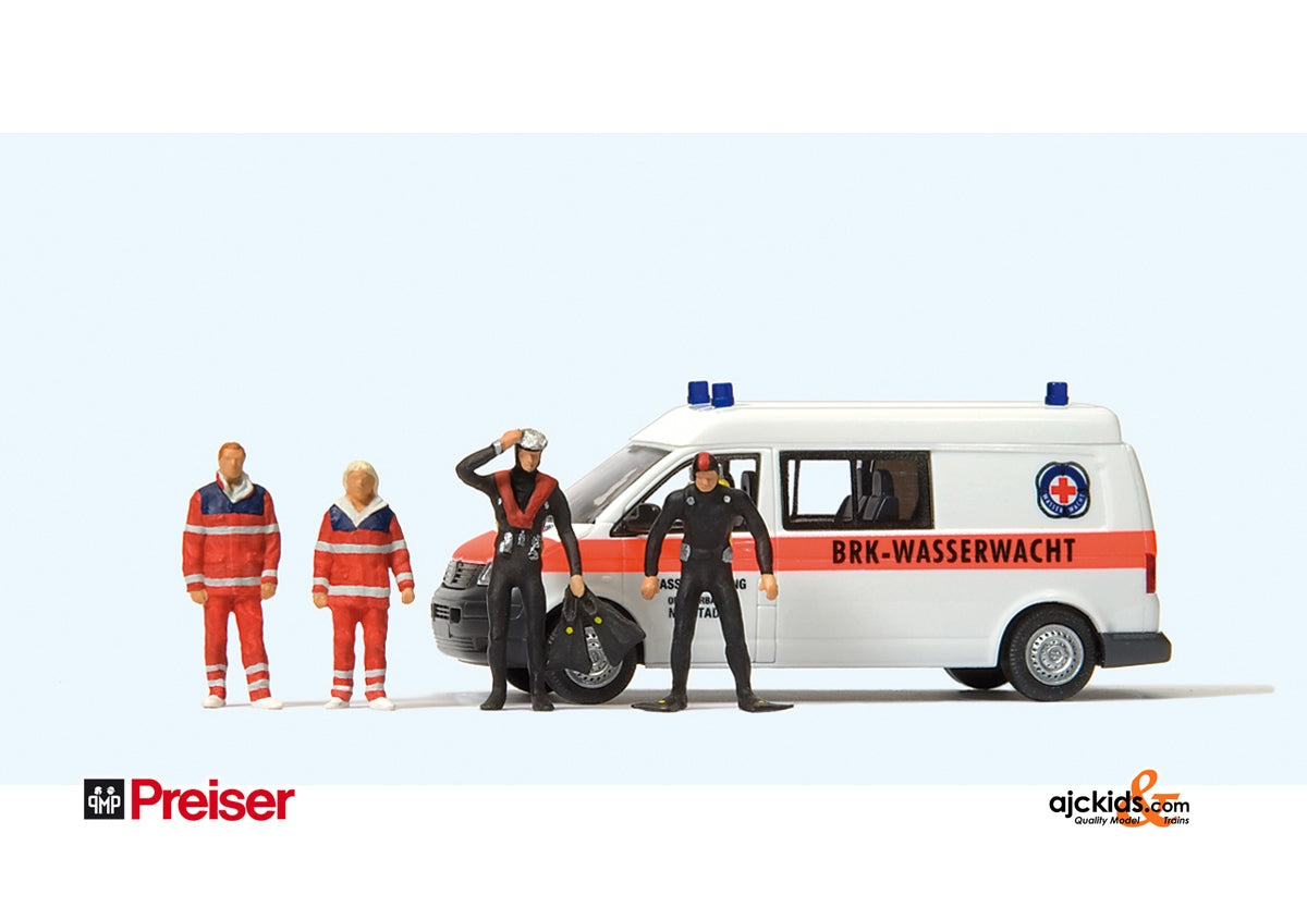 Preiser 33261 VW T5 BRK Water Rescue