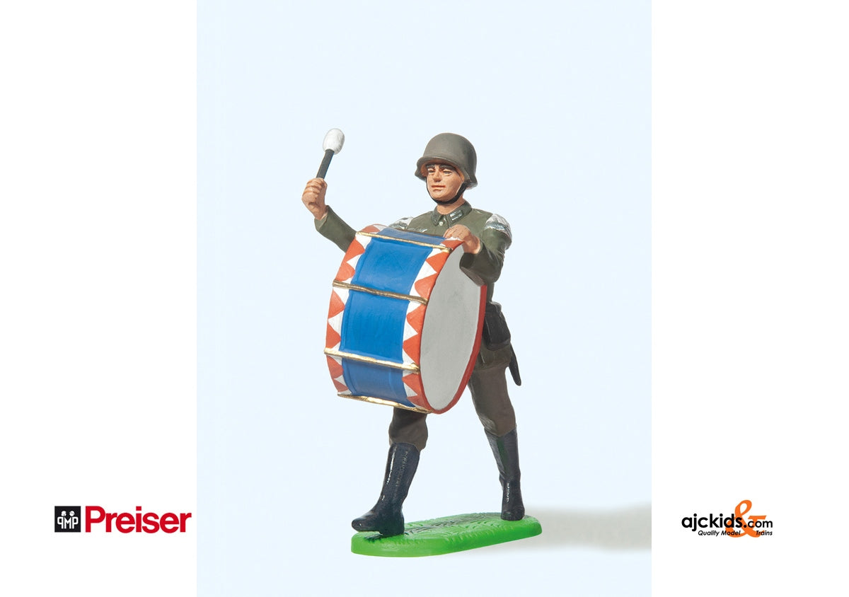Preiser 56089 Mscn marching with bs drm 1:25