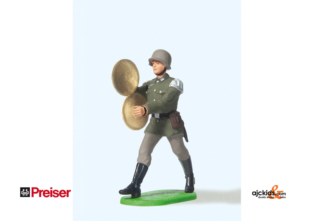 Preiser 56091 Mscn marching with cymbal 1:25