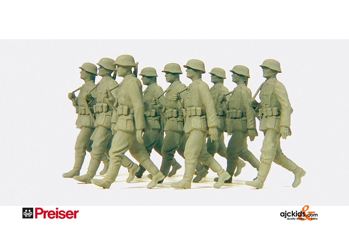 Preiser 64009 Grenadiers marching Unp 9/