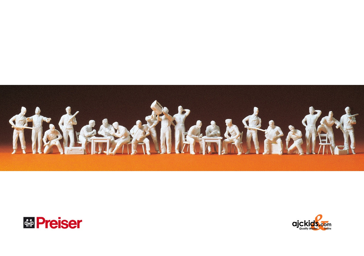 Preiser 72507 Grm Tank Crew Resting 20/