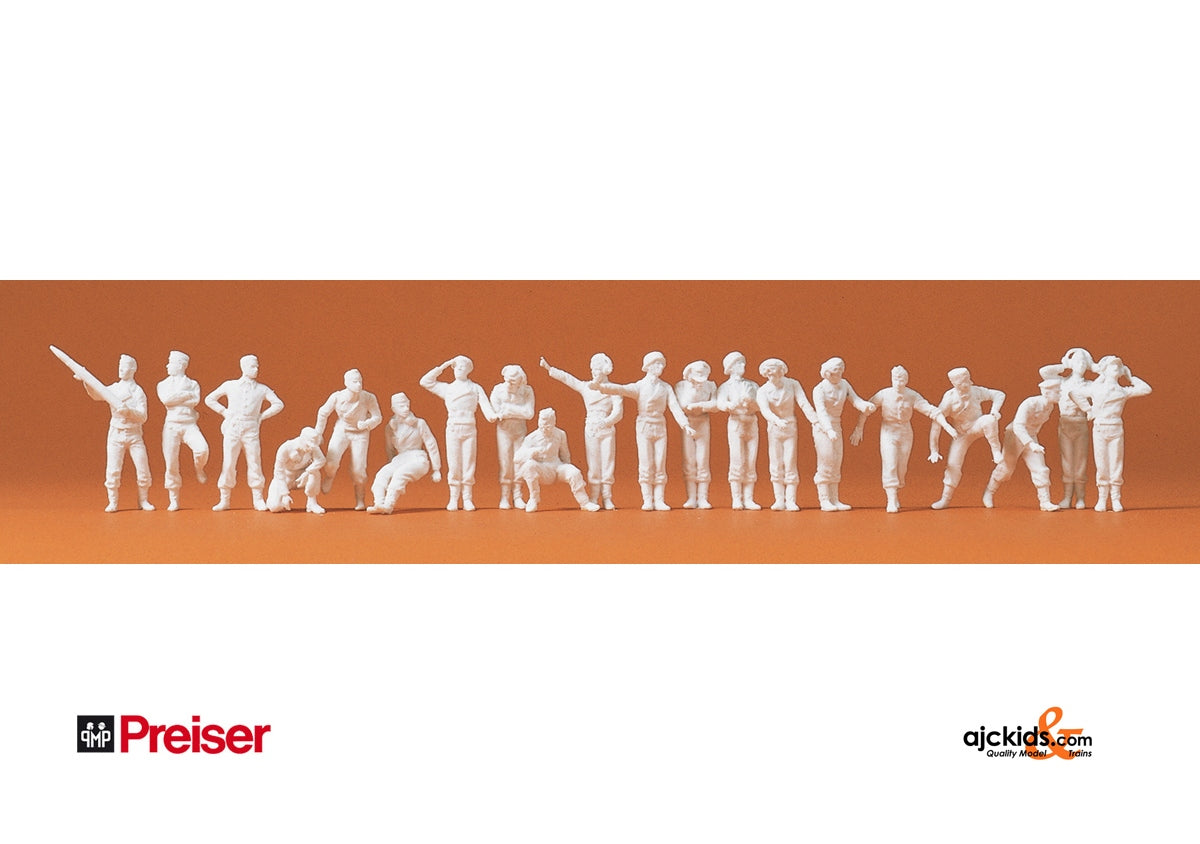 Preiser 72515 Grm Panzer Crew Unpt 20/