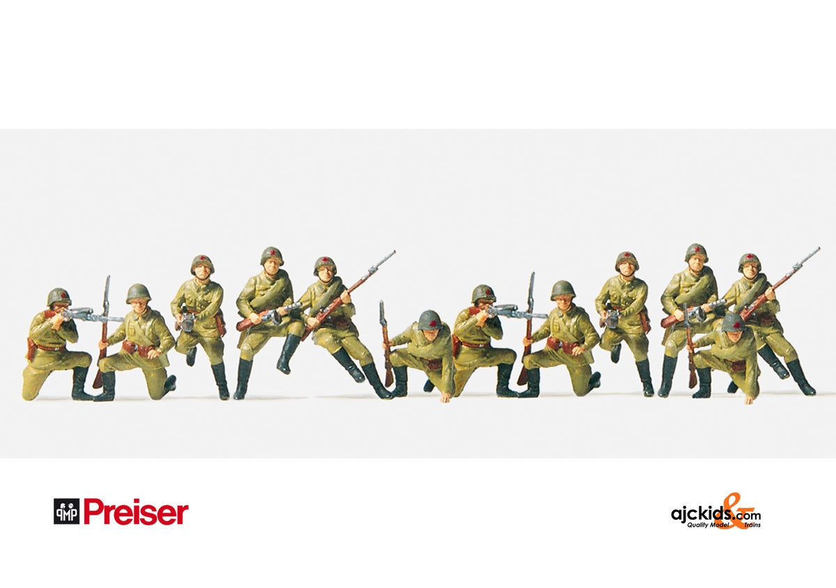 Preiser 72523 Armrd Rflmn f/Tnk Unp 1 2 pcs