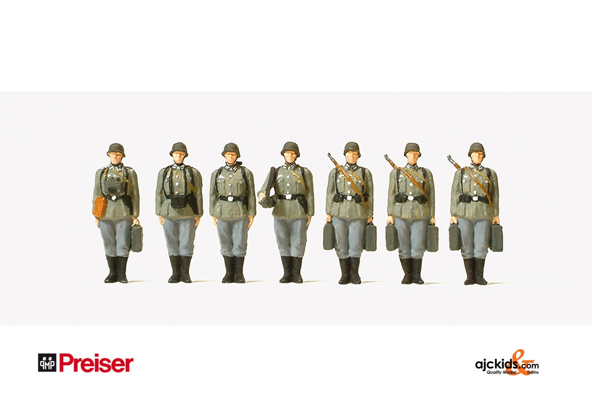 Preiser 72536 Ifantry Riflemen with Mortar