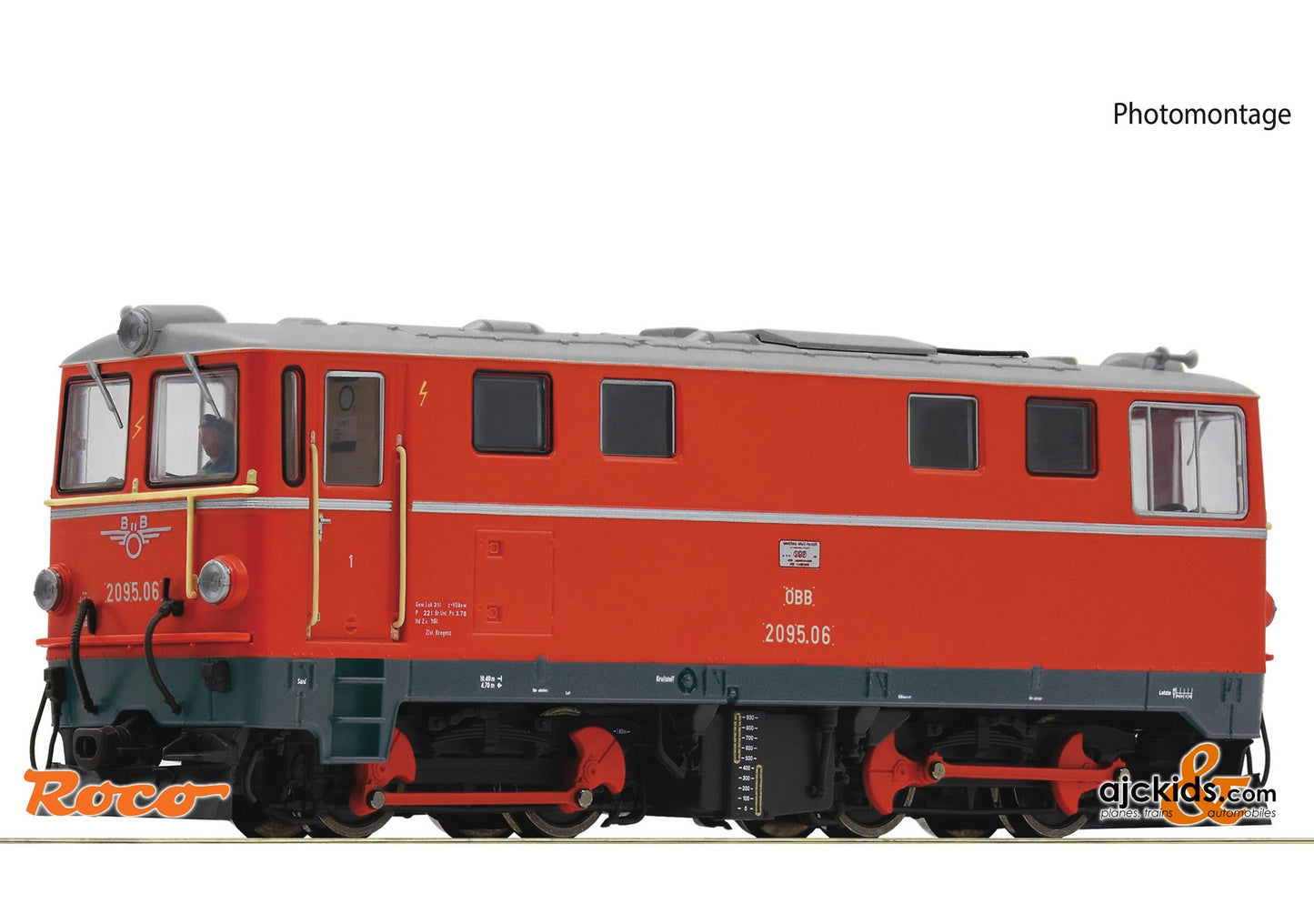 Roco 33322 -Diesel locomotive 2095.06, Railroad_ÖBB - Austrian Railways, Country_Austria