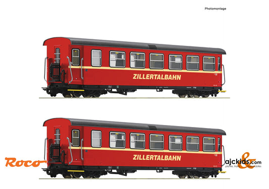Roco 34049 -2 piece set: Narrow-gauge coach, Zillertalbahn