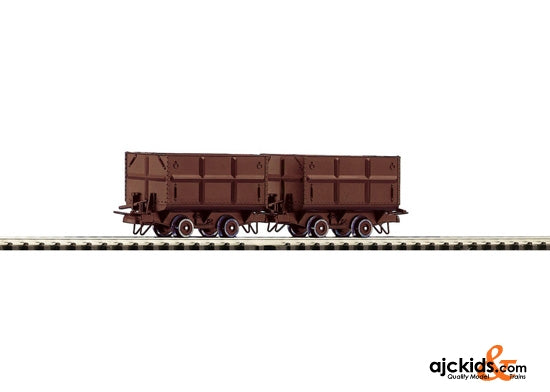 Roco 34499 2 piece set: side tipping wagons