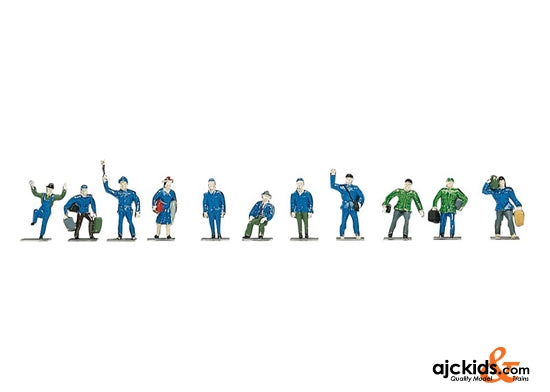 Roco 40000 Station figures unpainted 24/
