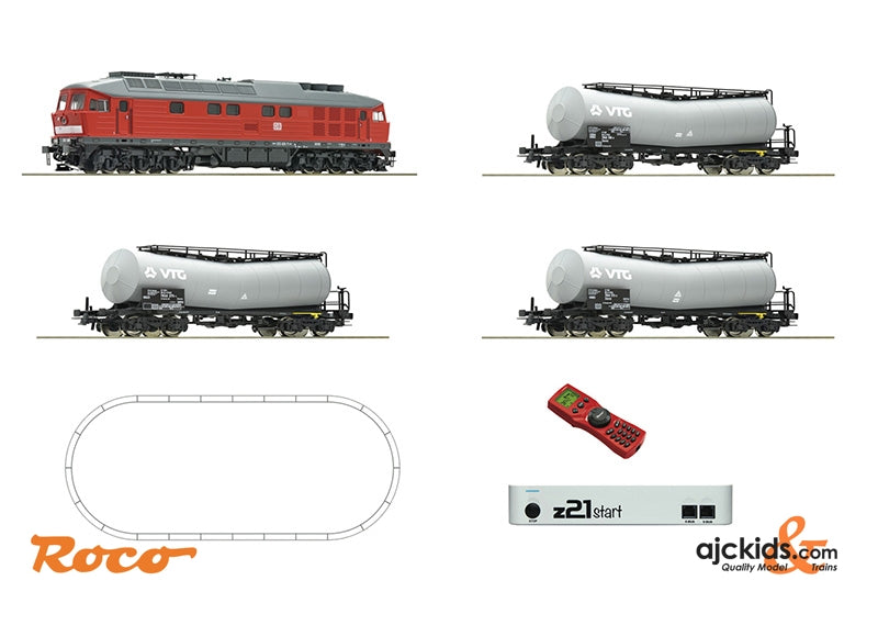 Roco 51288 Digital z21 start set: Diesel Locomotive class 232 and tank train