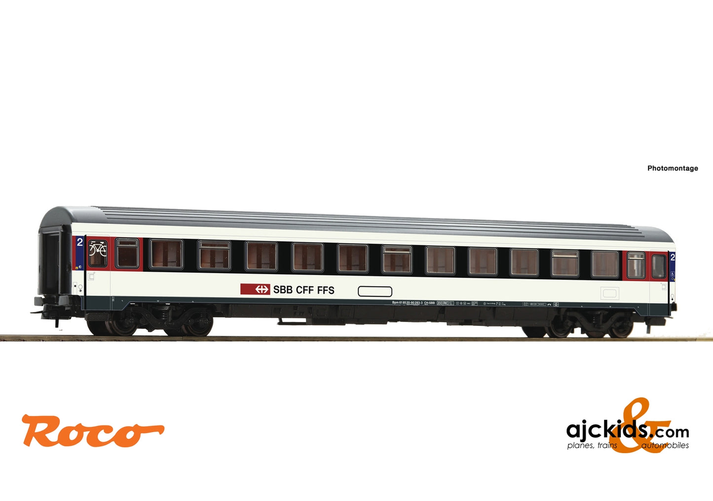 Roco 54167 - 2nd class Eurocity compartment coach