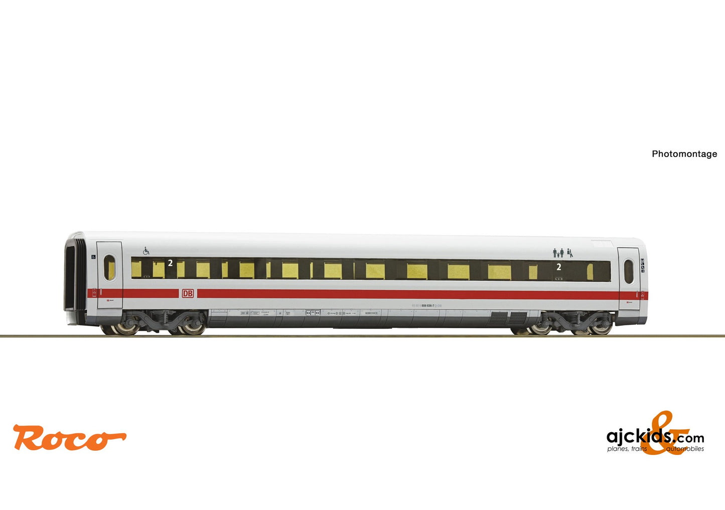 Roco 54274 -2nd class ICE intermediate wagon, DB AG