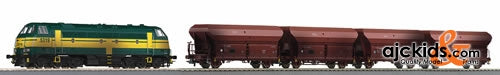Roco 61409 Train Set: Diesel Locomotive w/ Self Unloading Hopper Wagon
