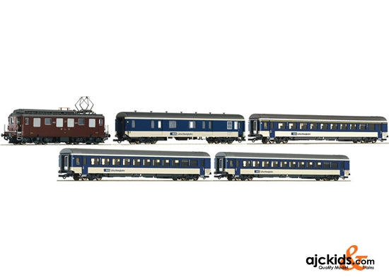 Roco 61426 Electric locomotive Ae4/4 BLS with passenger train