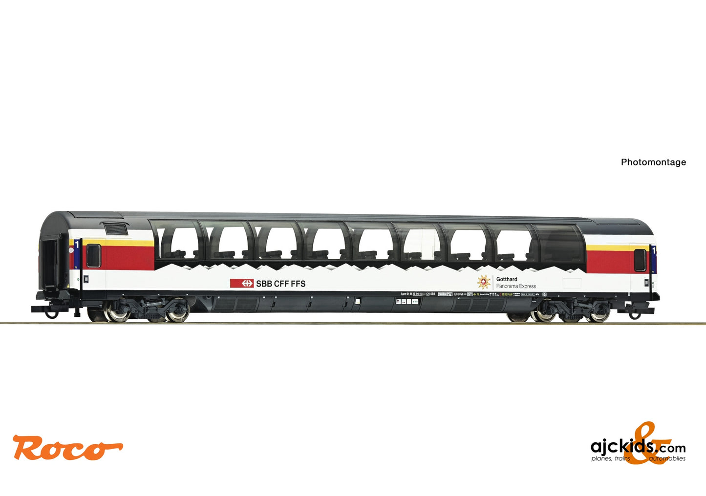 Roco 6200017 - Panorama coach “Gotthard”, SBB at Ajckids.com