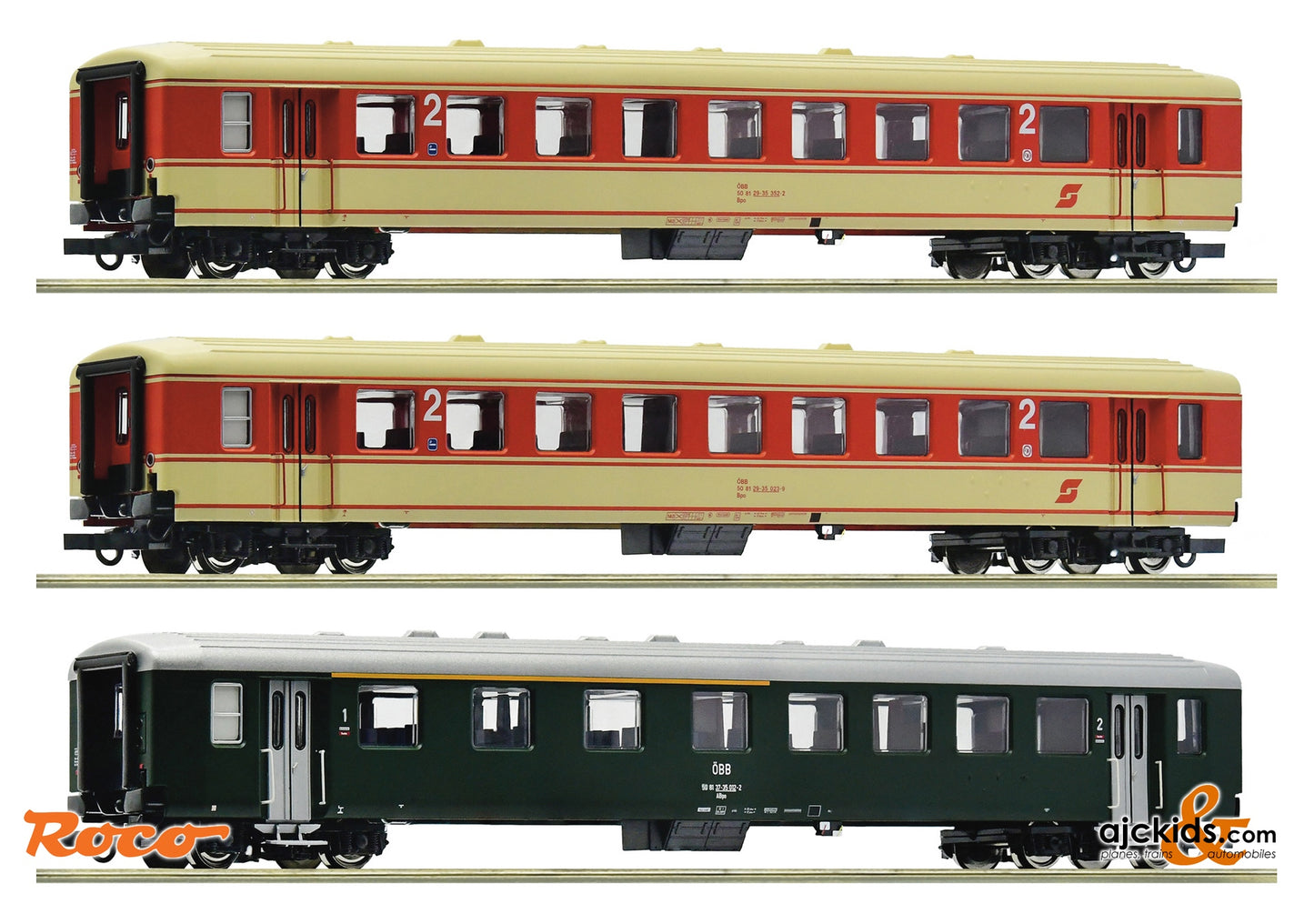 Roco 6200027 - 3-piece set 2: "Jaffa Exp ress", ÖBB, EAN: 9005033063146