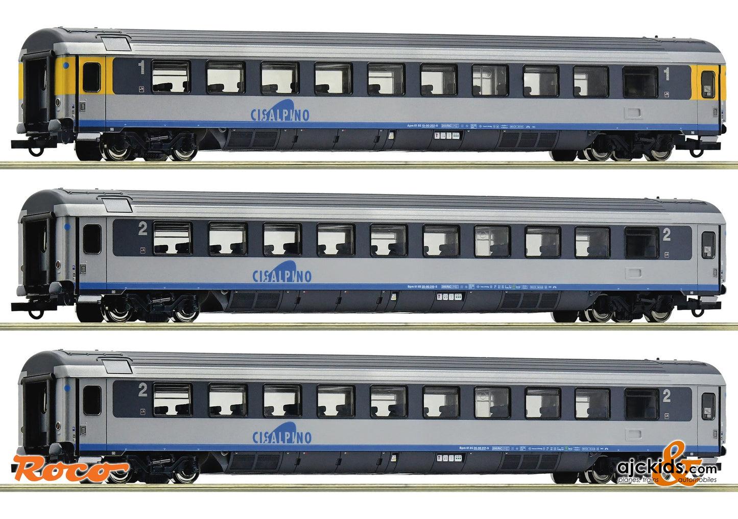 Roco 6200032 - 3-piece set 1: Cisalpino, CIS, EAN: 9005033063658