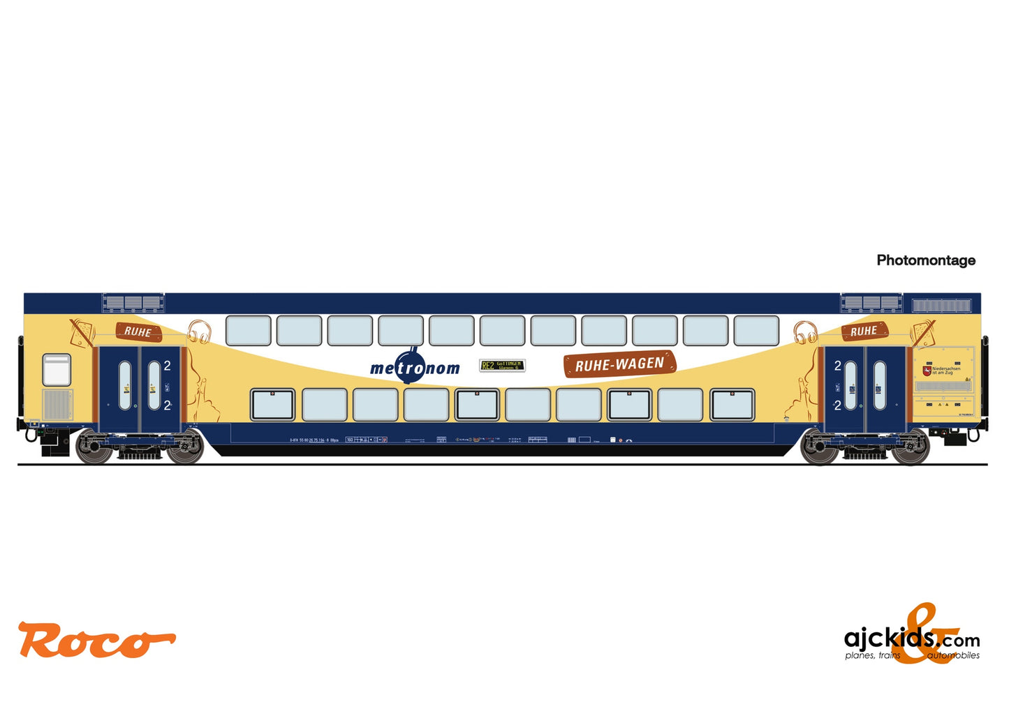 Roco 6200107 - Double-decker coaches, me tronom, EAN: 9005033071875