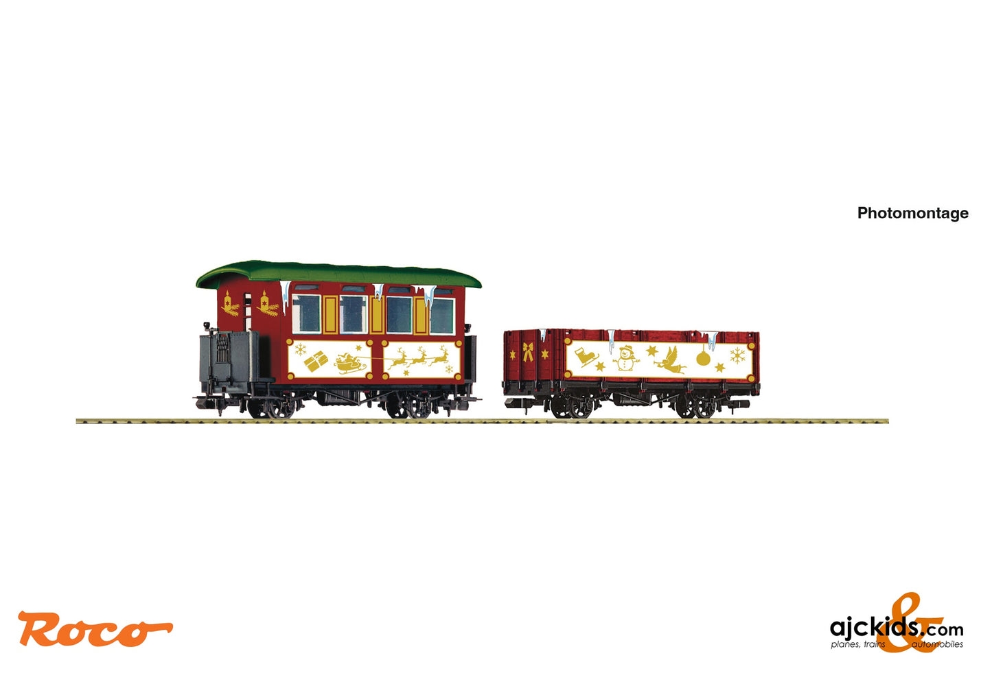 Roco 6230001 - 2. pc set Christmas Cars, EAN: 9005033073909