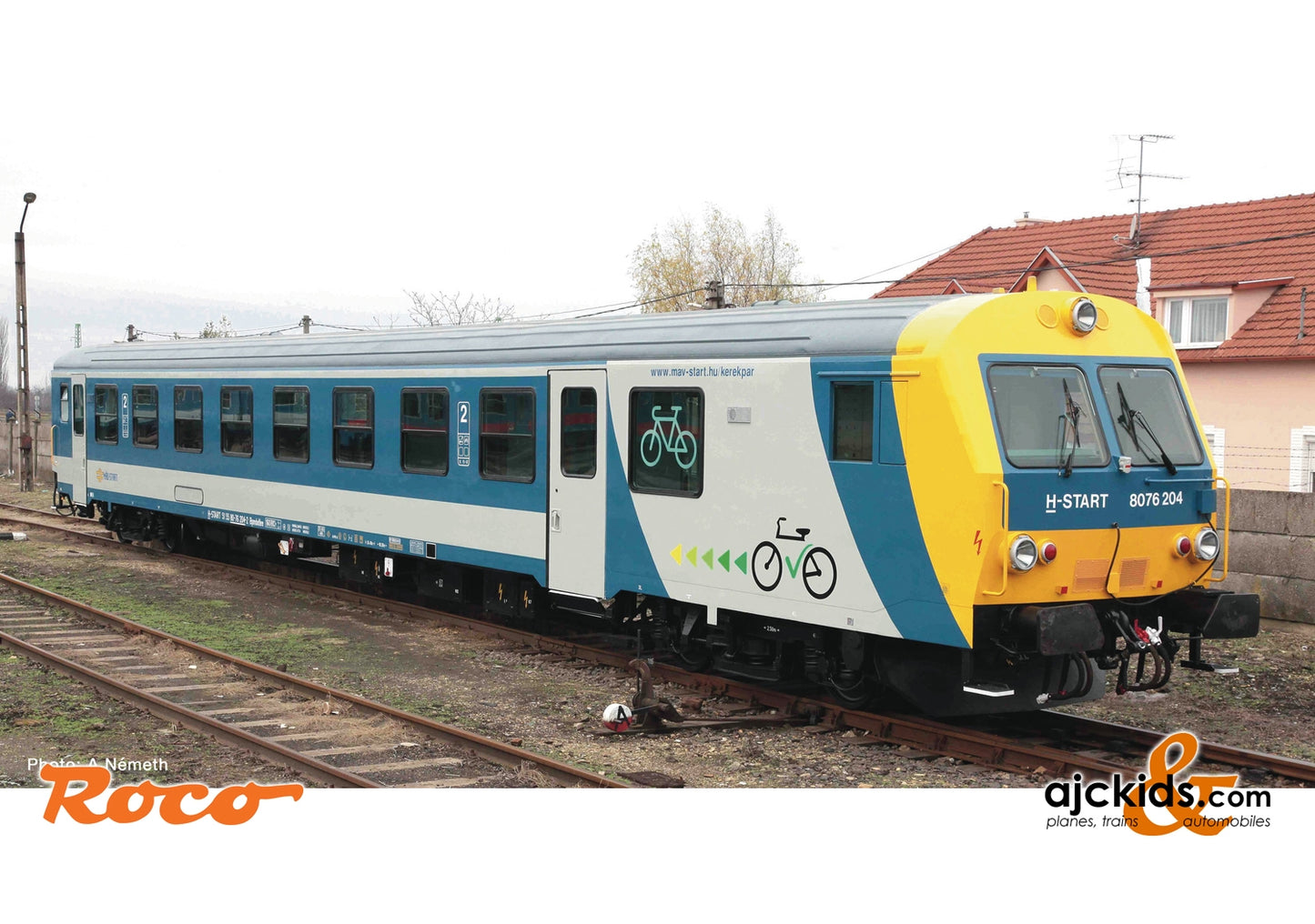 Roco 64664 - 2nd class control cab coach