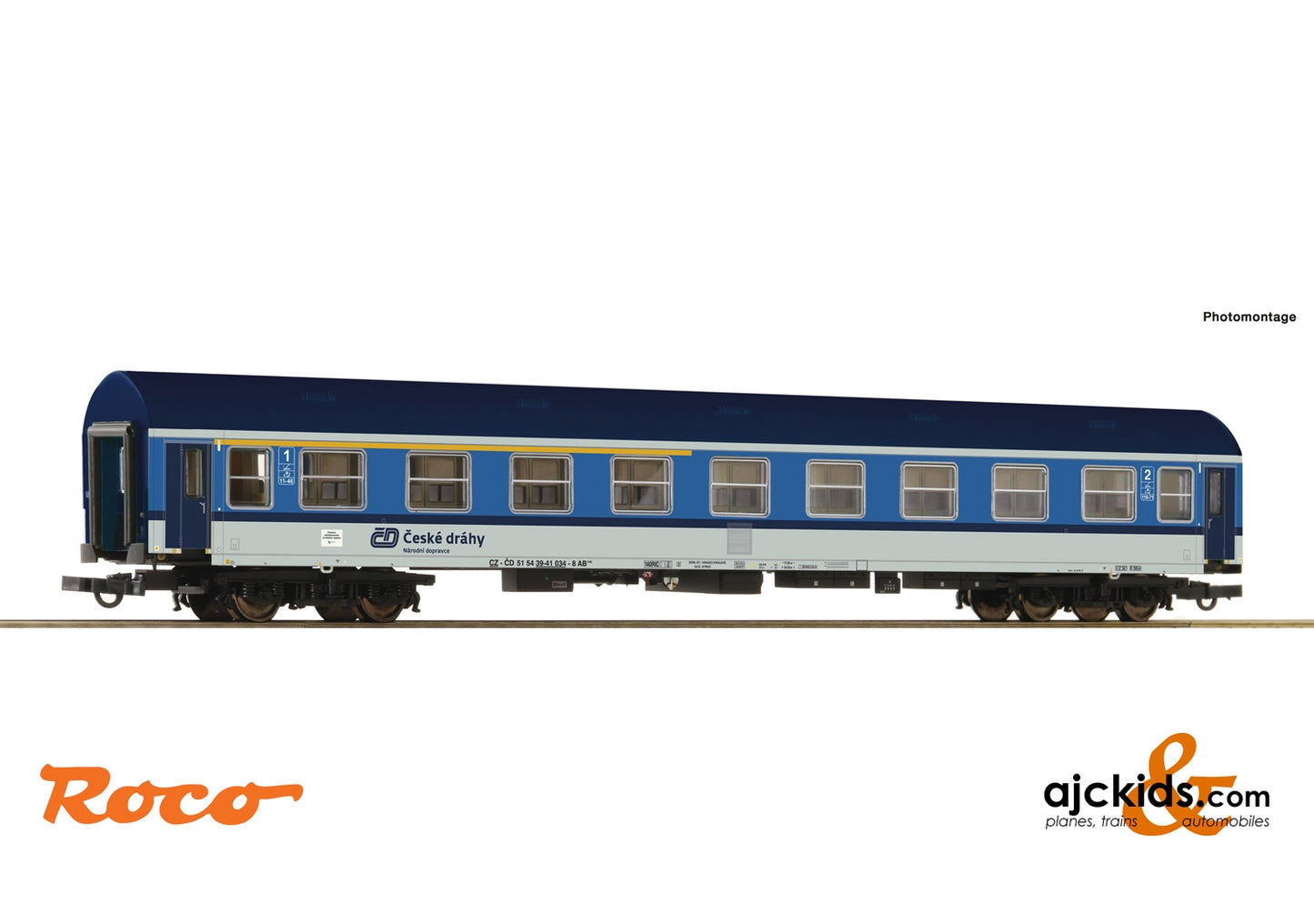 Roco 64861 - 1st/2nd class passenger coach "Y/B 70"