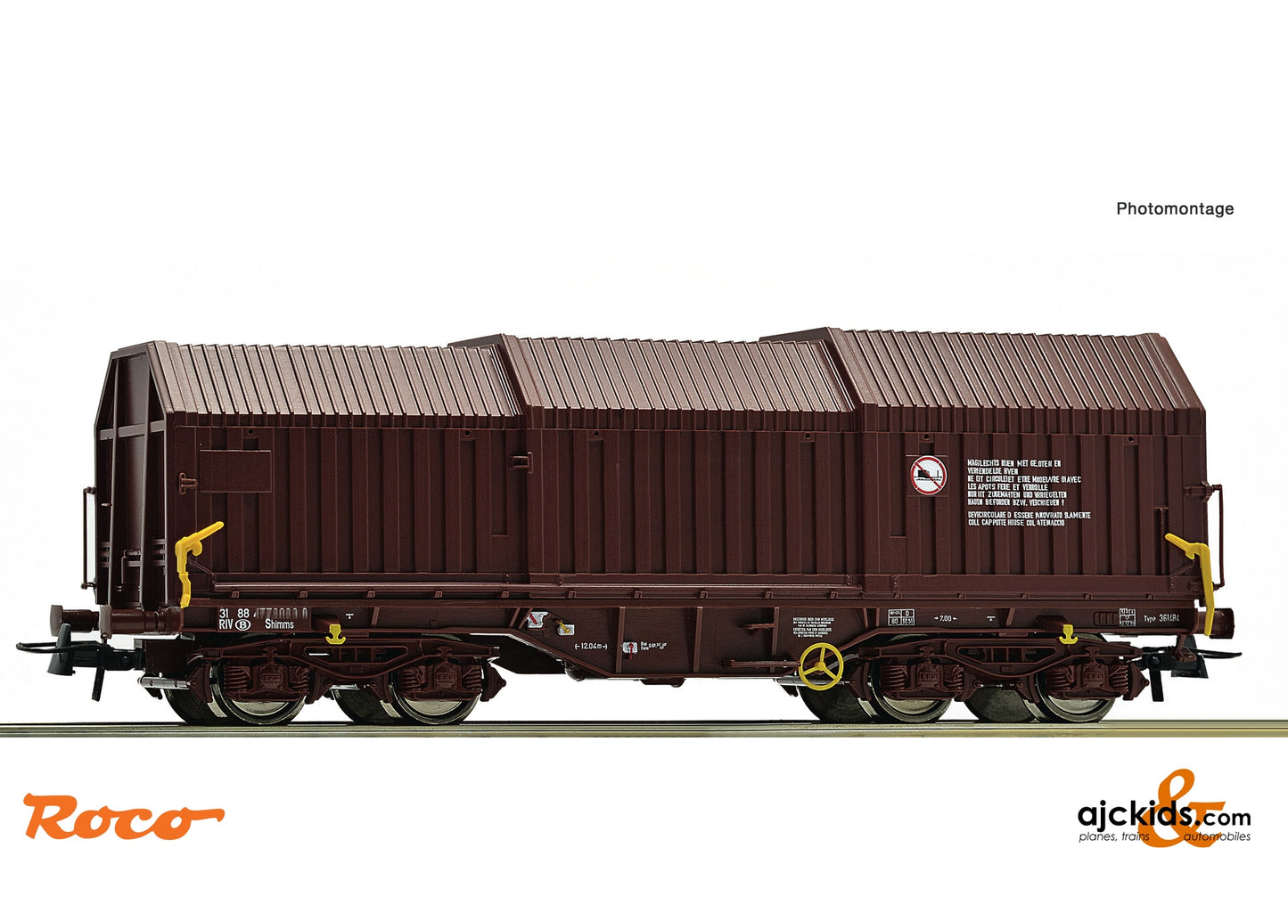 Roco 6600061 - Telescopic covered wagon, SNCB, EAN: 9005033064495