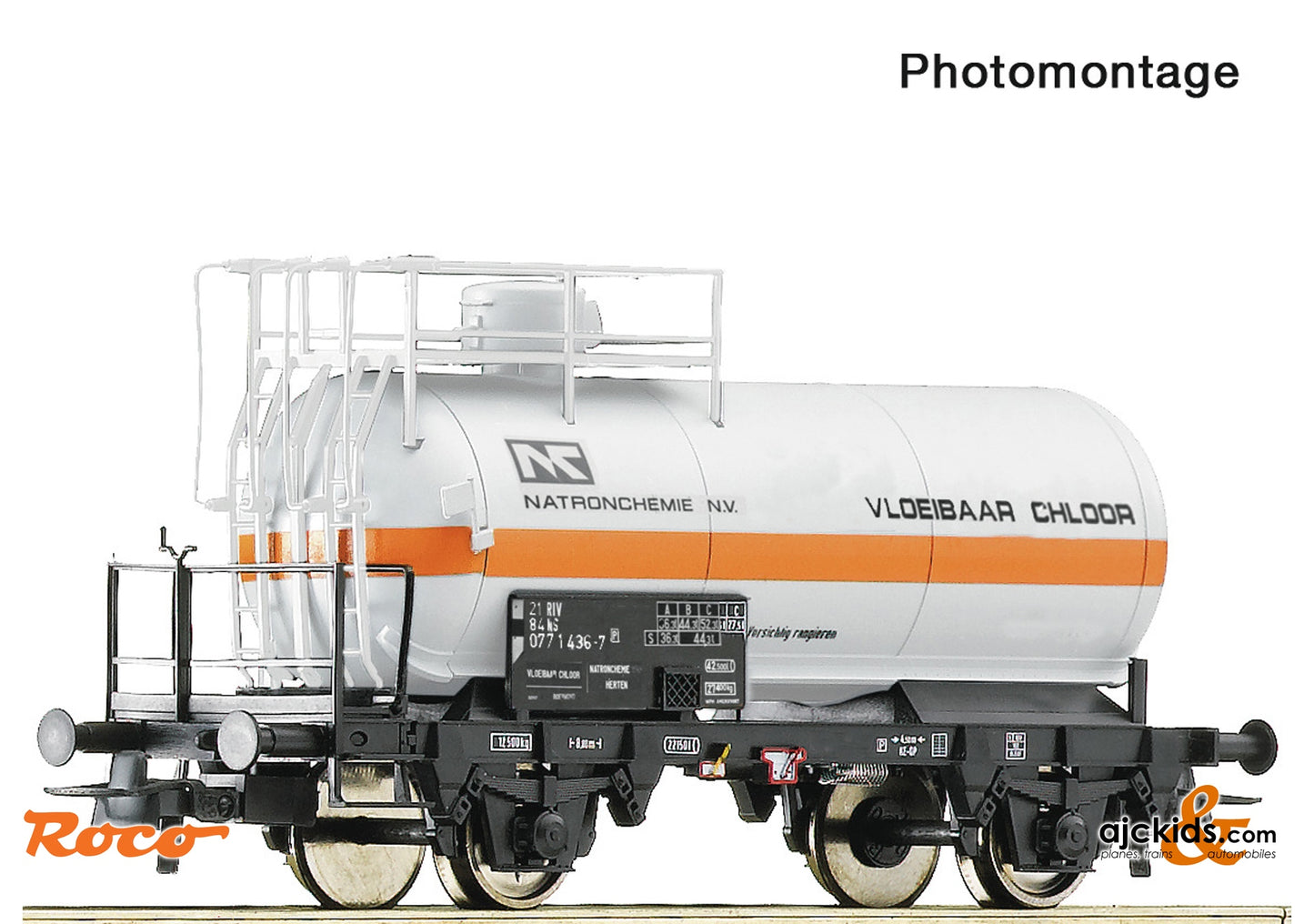 Roco 6600094 - Natronchemie tank car, NS, EAN: 9005033066949