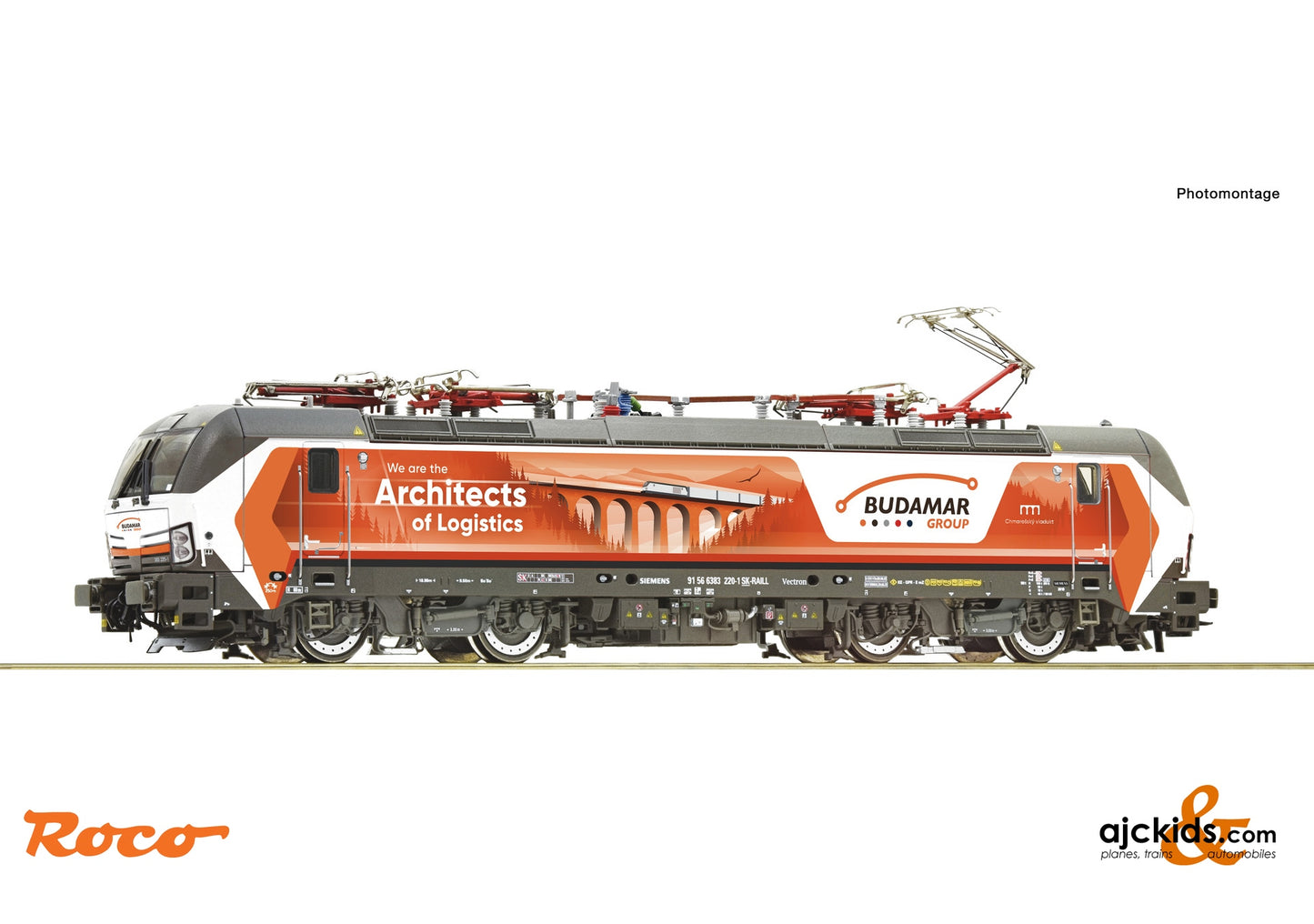 Roco 70070 - Electric locomotive 383 220-1, Budamar at Ajckids.com