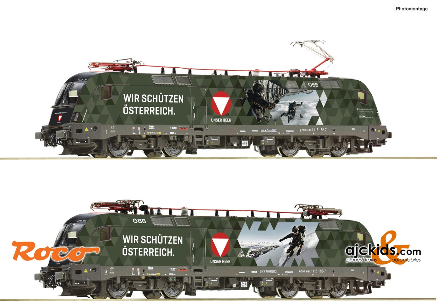 Roco 70492 - Electric locomotive 1116 182-7 “Bundesheer”