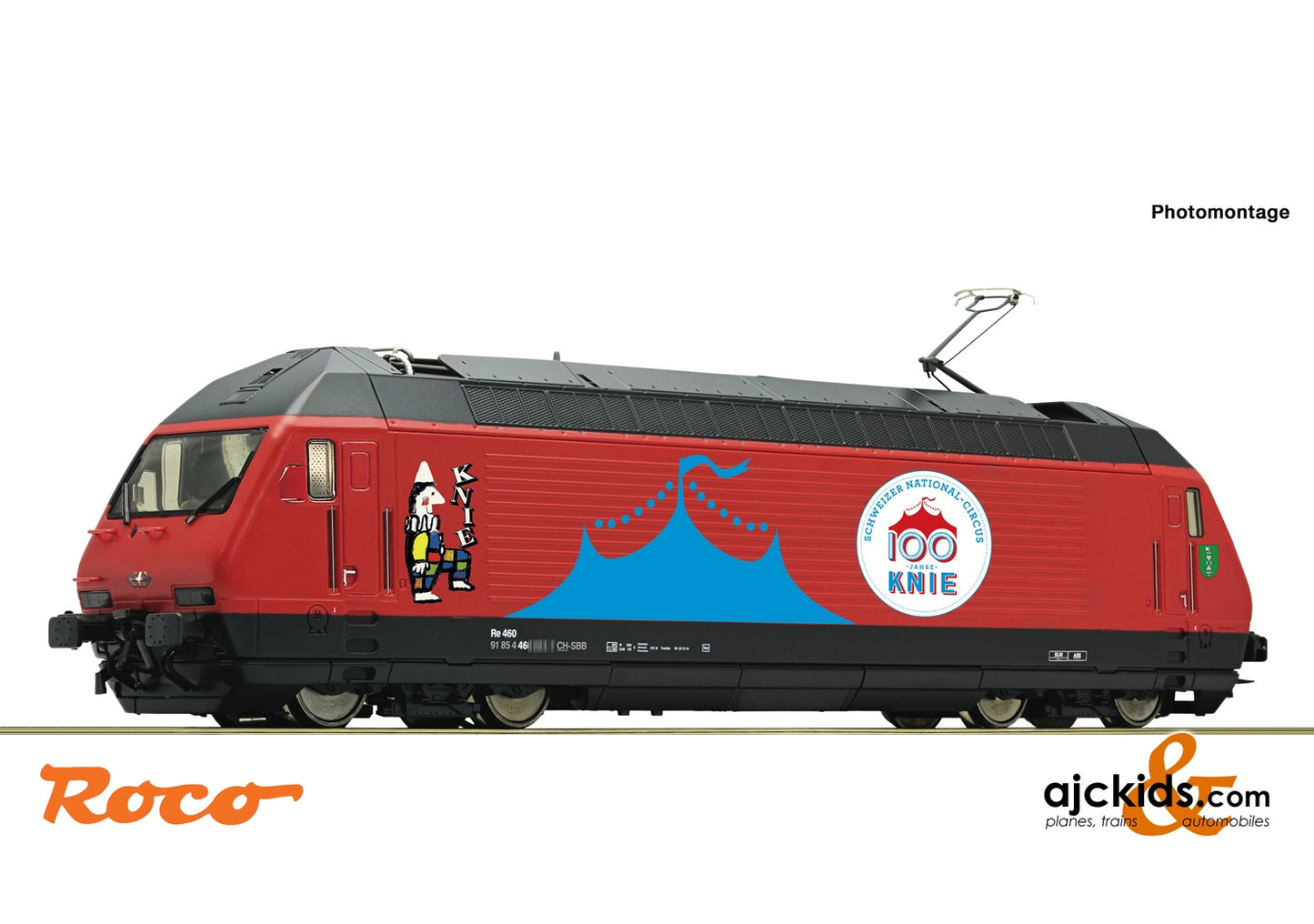 Roco 70657 - Electric locomotive 460 058-1 "Circus Knie"