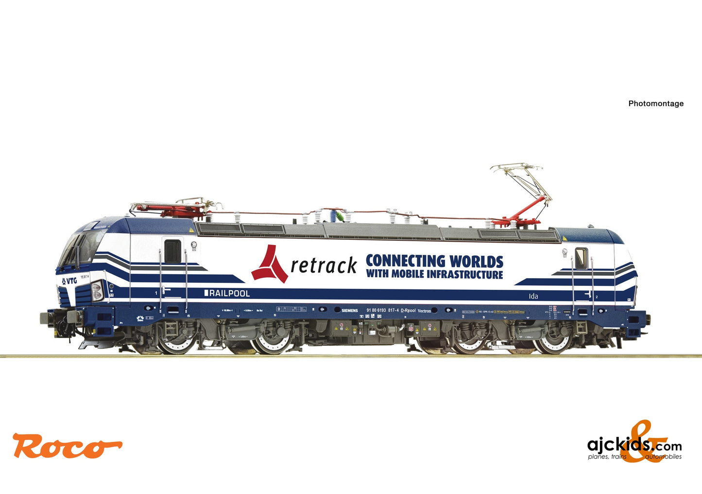 Roco 70729 - Electric locomotive 193 817-4, VTG/Retrack