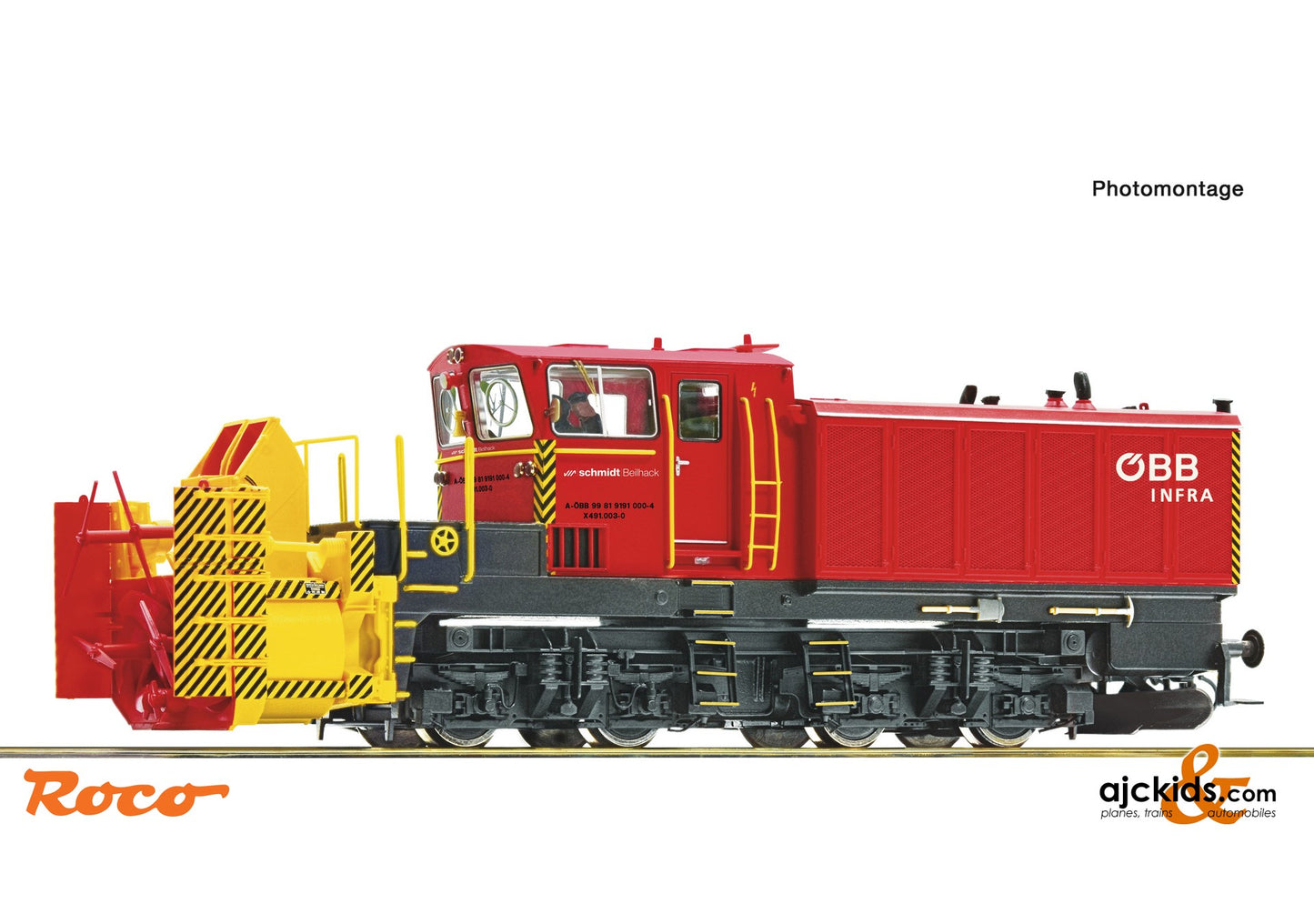 Roco 71003 -Beilhack rotary snow blower, Railroad_ÖBB - Austrian Railways, Country_Austria Infra